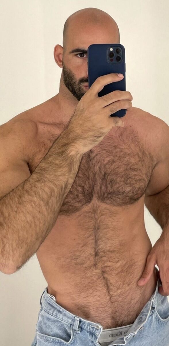 Bald, beautiful, and unbuttoned