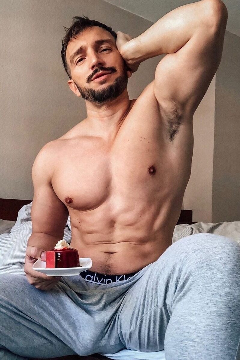 Today is his “cheat day”