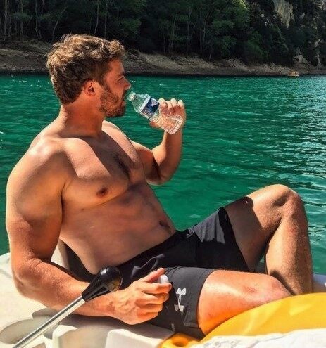 Sipping some H2O on the lake