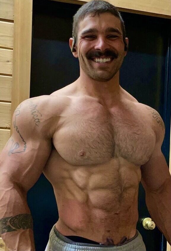 His I’m about to get lucky smile.