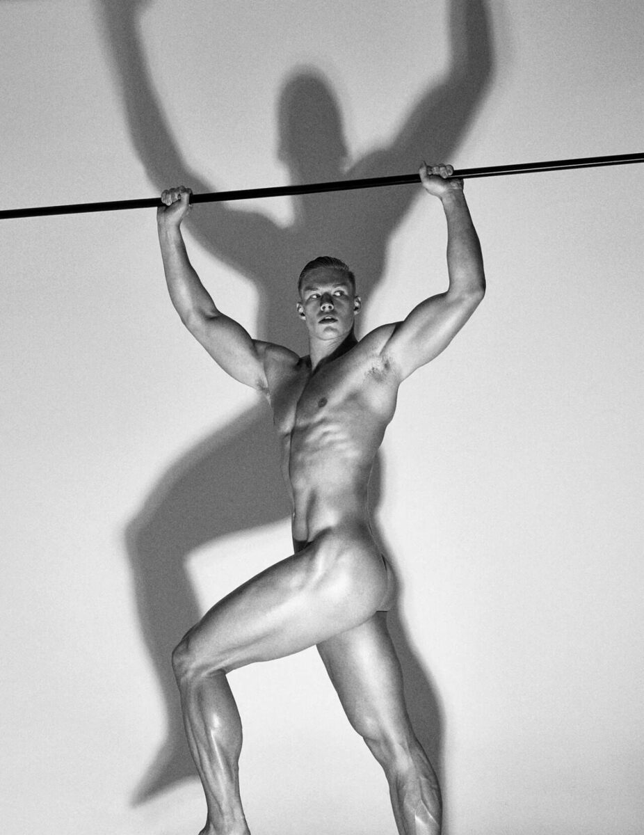 His shadow on the wall