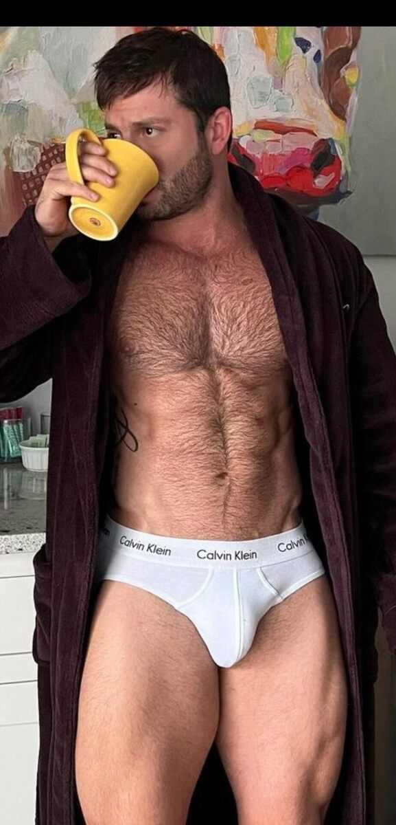 When that coffee takes effect he becomes a wild and crazy guy!