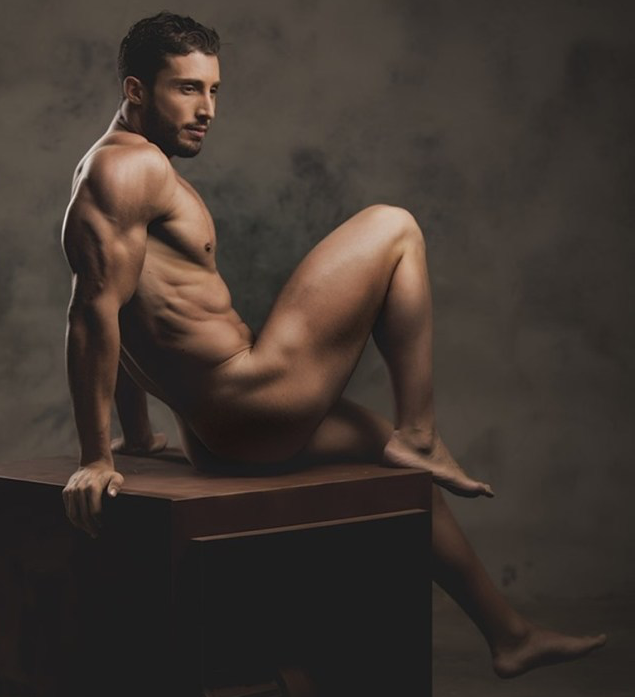 Artistically posing