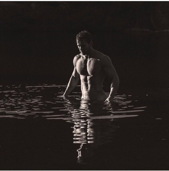 Skinny dipping front view…