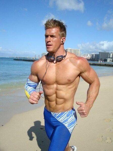 James Ellis fitness guru in action