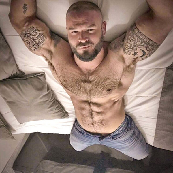 Muscle, tatts, pits, and fur…