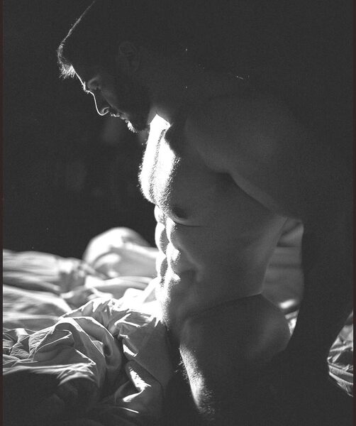 The light and shadow totally enhances what this guy has going on!