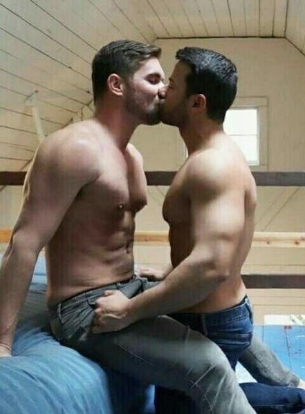 Hardly their first kiss…