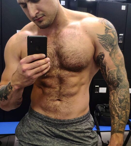 Locker room selfie