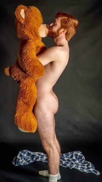 Giving a bear a hug…