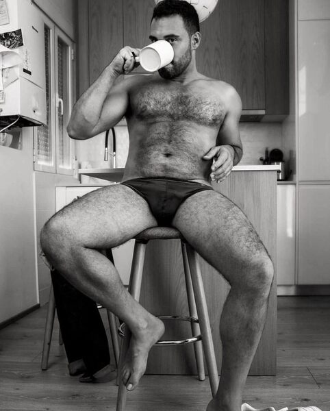 Enjoy your coffee, and even have another cup… and while you are in that perfect position I can supply the ”and”… in “coffe and”!