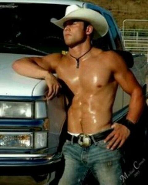 Not all cowboys build up sweat riding horses…