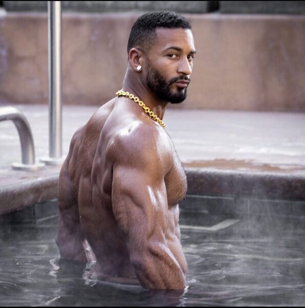 Steamy hot pool guy!