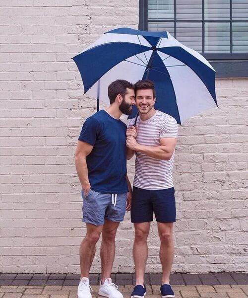 Blue Bromancing Bros