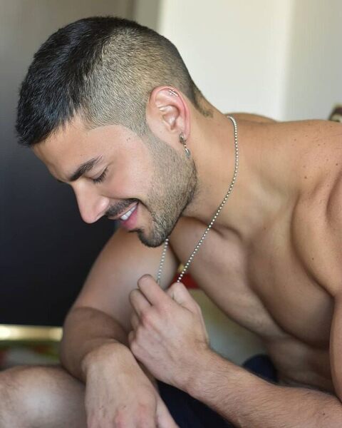 Pulling his  chain