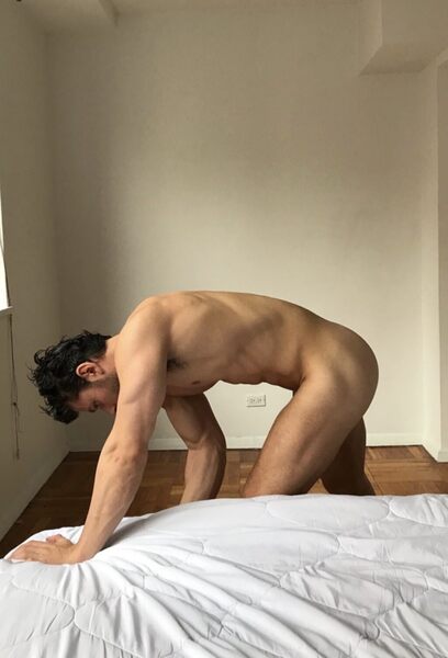 Making his bed so he can get fucked in it…