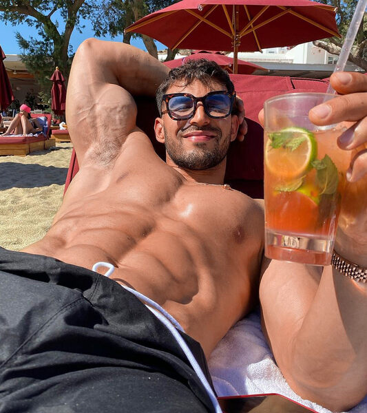 He’s offering you a sip and more…