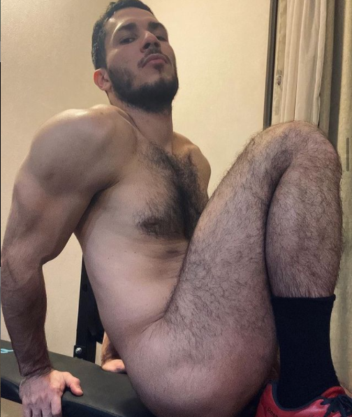 You know you want to lick my hairy balls