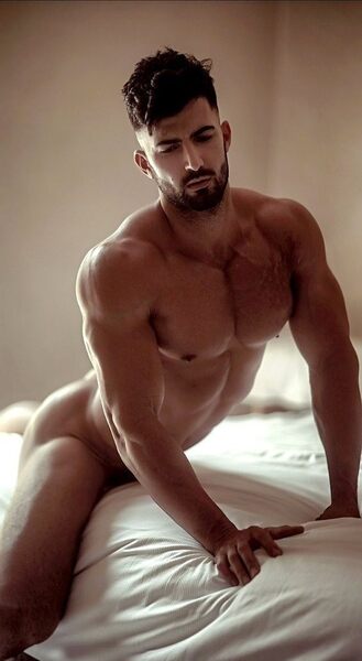 He’s inviting you to join him to relax and release your tensions.