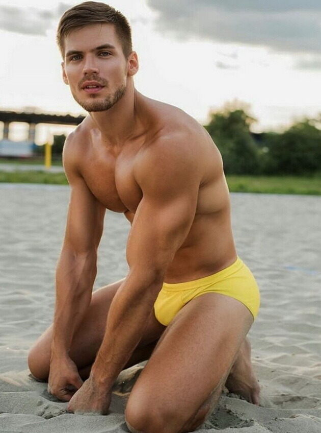 Yellow always works for a banana hammock