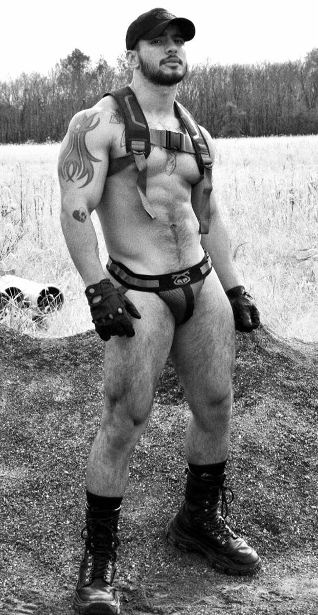 Outdoor style harness and jock… works for me!