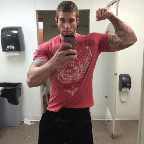 Public restroom selfie