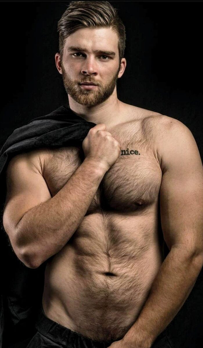 A nice guy indeed abs always ready for good time.