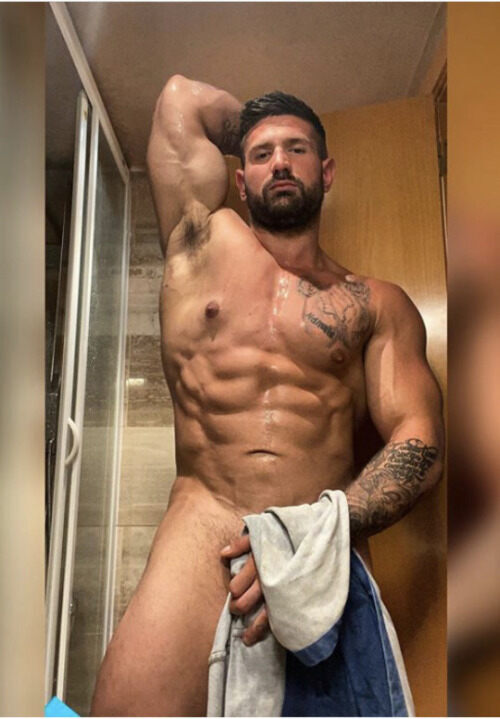 Showered and squeaky clean