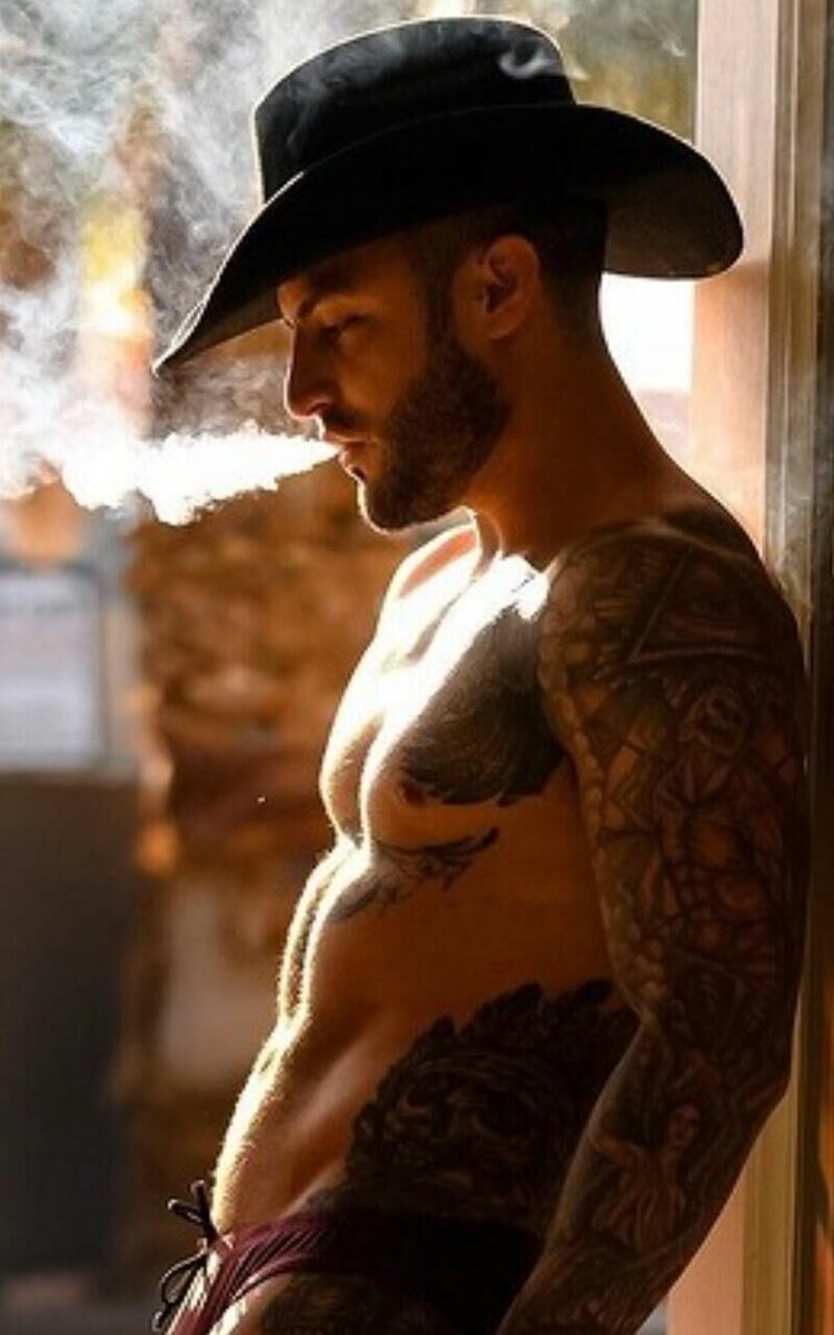A smokin’ cowboy