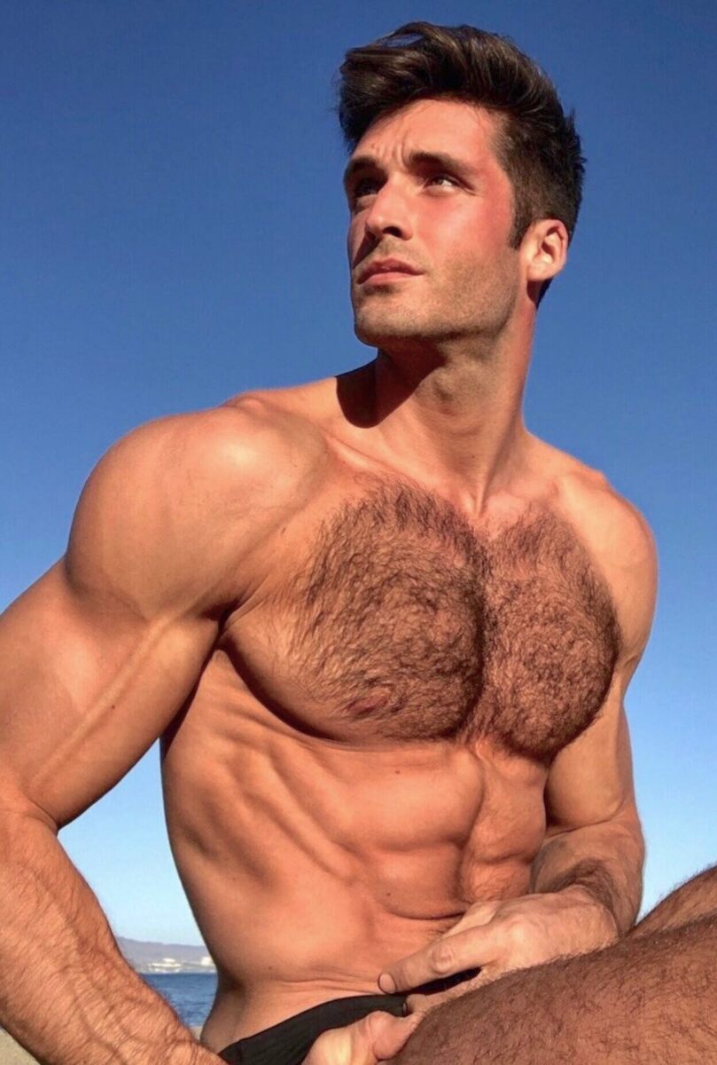 His upward and outward glance