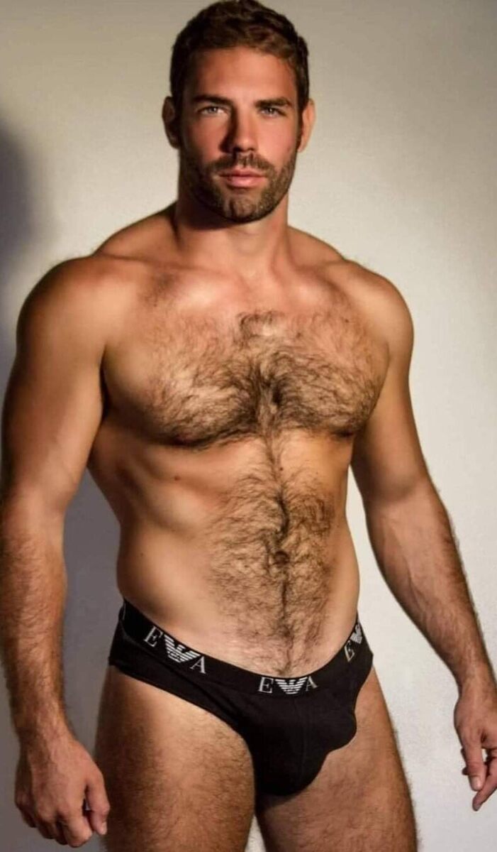 He wears those low rise black briefs quite well.