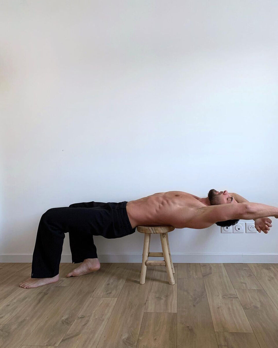 If he can do that without the yoga pants now we’re cooking!