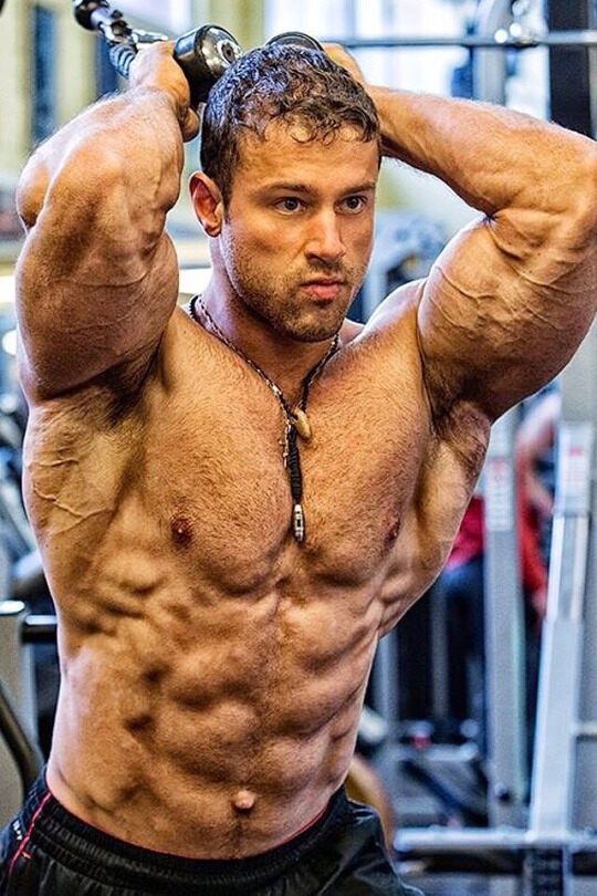 He’s quite the beast in the gym