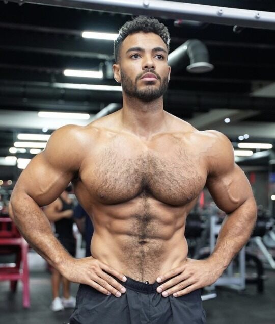 In the gym