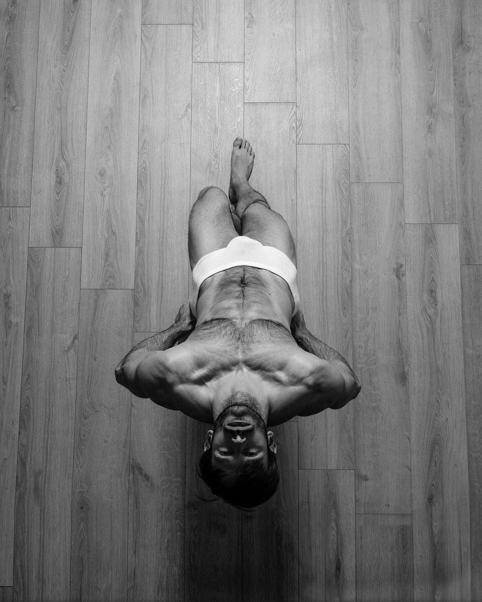 Topsy-turvy on the hardwood floor