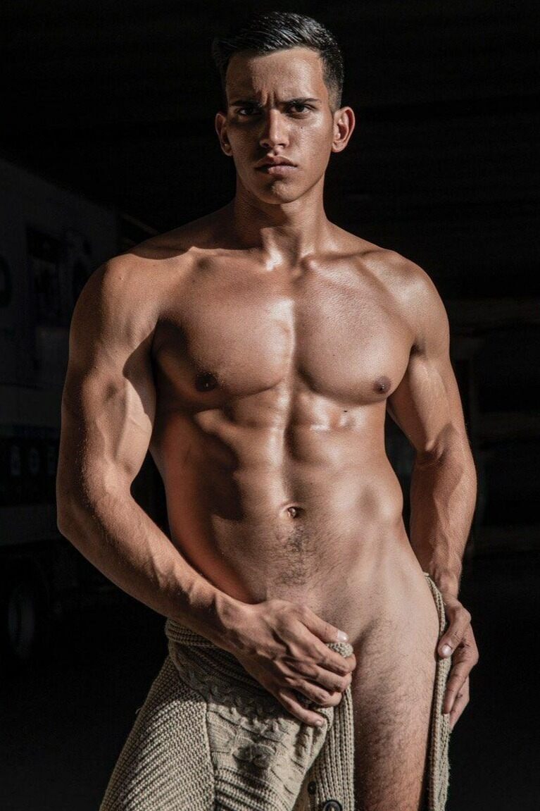 When he took that long sweater off who woulda thunk he would wrap it around his waist…
