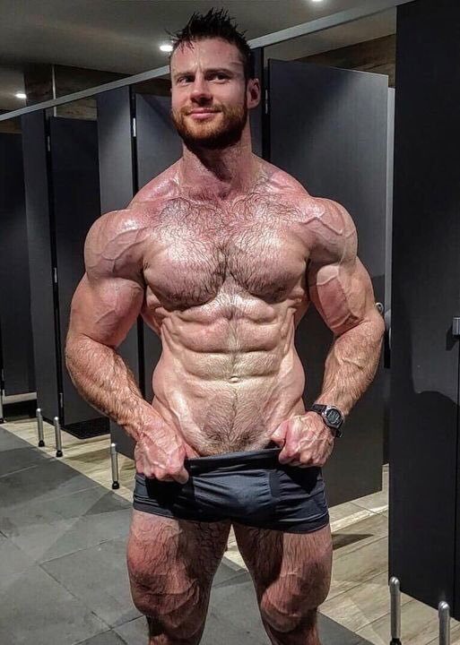 Hairy, sweaty, and looking to be sucked…