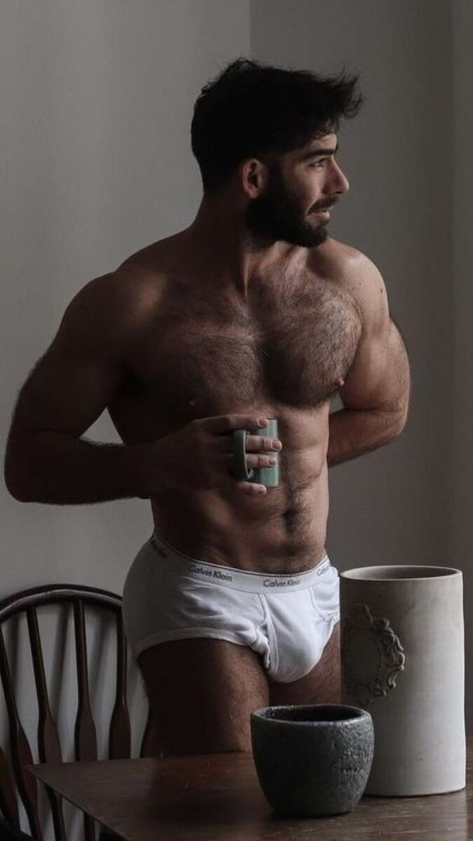 Time for some “hawt” stuff  with his hot coffee.