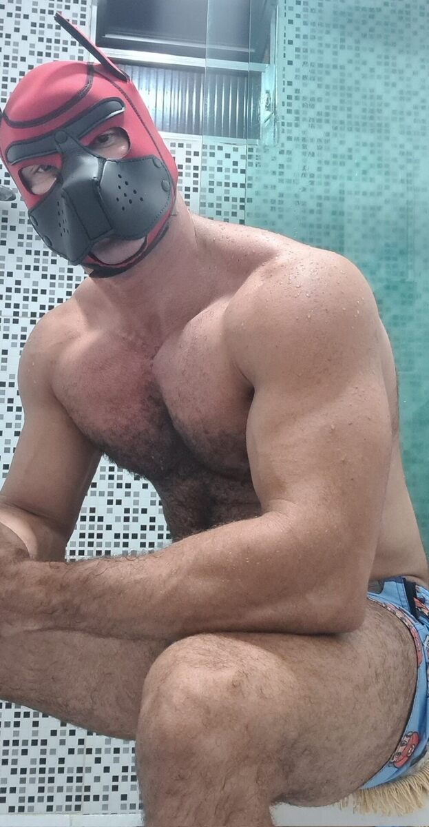 This pup is still in training… and almost house broken.