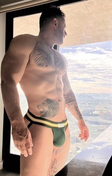 Not afraid of heights jockstrap