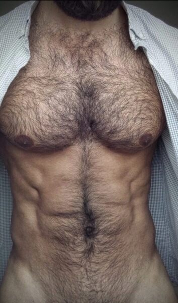 Revealing his torso