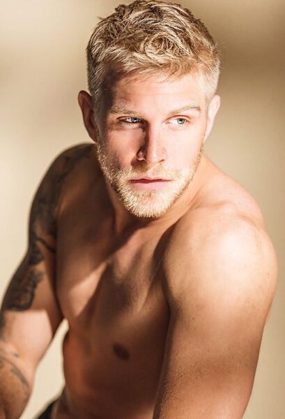Blond and bearded