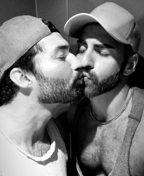 Why in such situations at least one guy needs to wear his cap backwards…