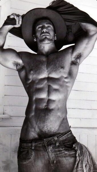 For those who like their hairy dudes in black and white.