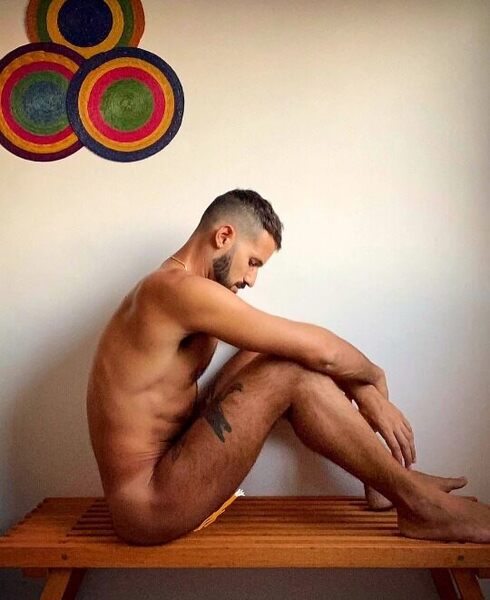 In deep meditation.