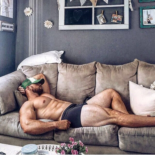 Comfy on the couch