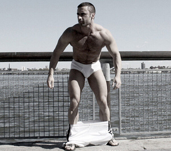 Losing his pants…