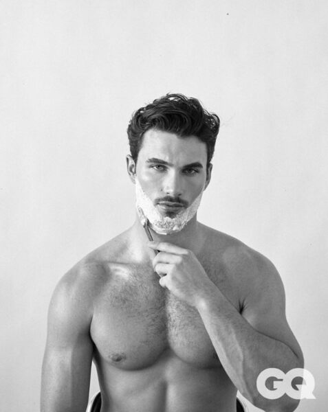I hate to see him lose the scruff, but there is something sexy about a guy shaving.  Plus, it will grow back!