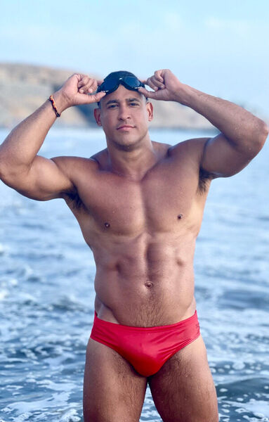 Angelo Carioca by the sea.