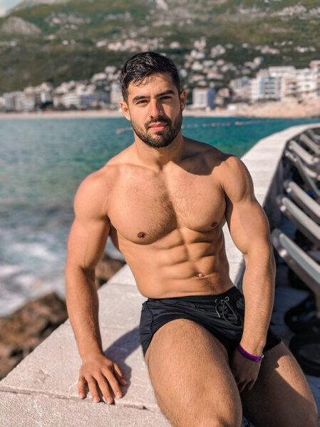 On the sea wall